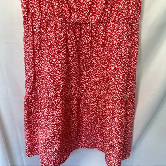 Derek Heart Red Floral Mini Dress - Picture 4 of 8